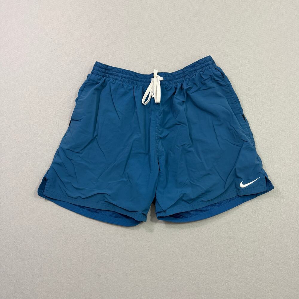 Nike Sportswear SPE Woven Lined Flow Shorts Men's 2XL Blue White AR2382-407